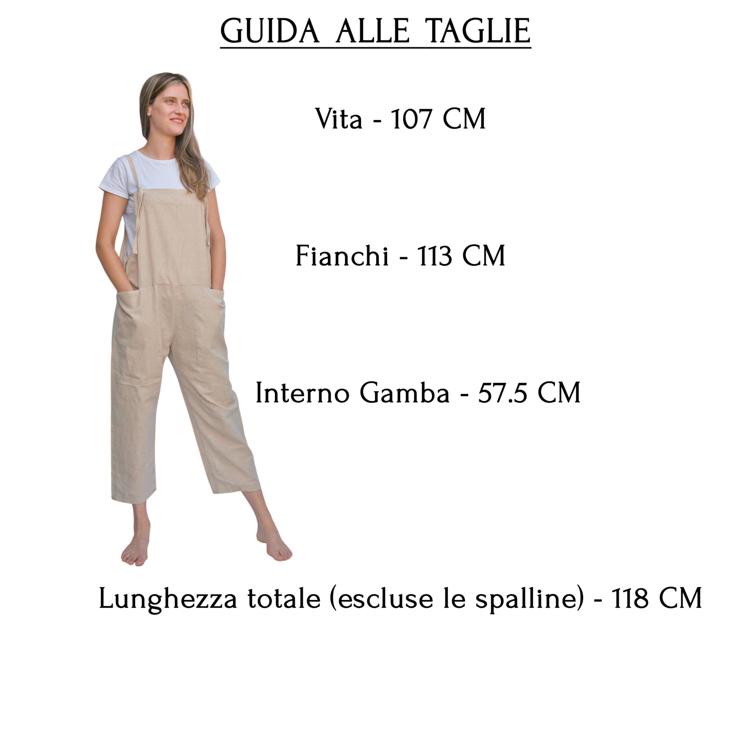 JUNKIRI Salopette Elegante Bohemien in Cotone, Realizzata a Mano in Nepal, Tuta Larga a Gamba Ampia, Jumpsuit, taglia unica
