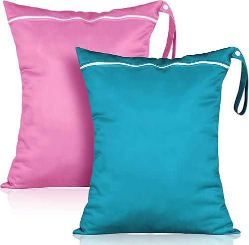 Vista 22 de Shappy 2 Piezas Bolsa de Lavandería de Viaje Grande Lavable Impermeable Seca/Húmeda Bolsa Grande para Ropa Sucia Baño Entrenamiento (Estilo Abeja)