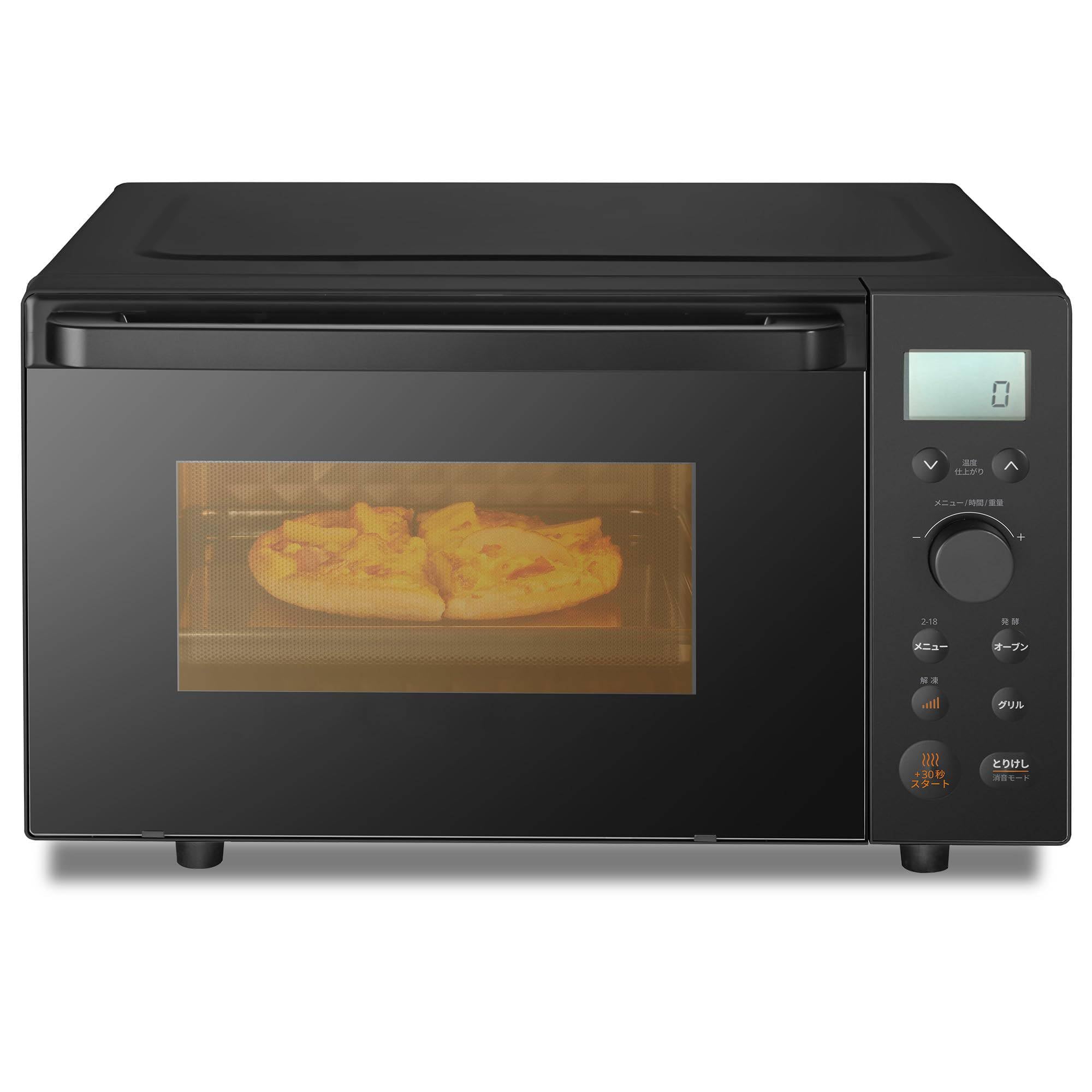 Amazon | オーブンレンジ 18L フラットテーブル 縦開き 自動メニュー18