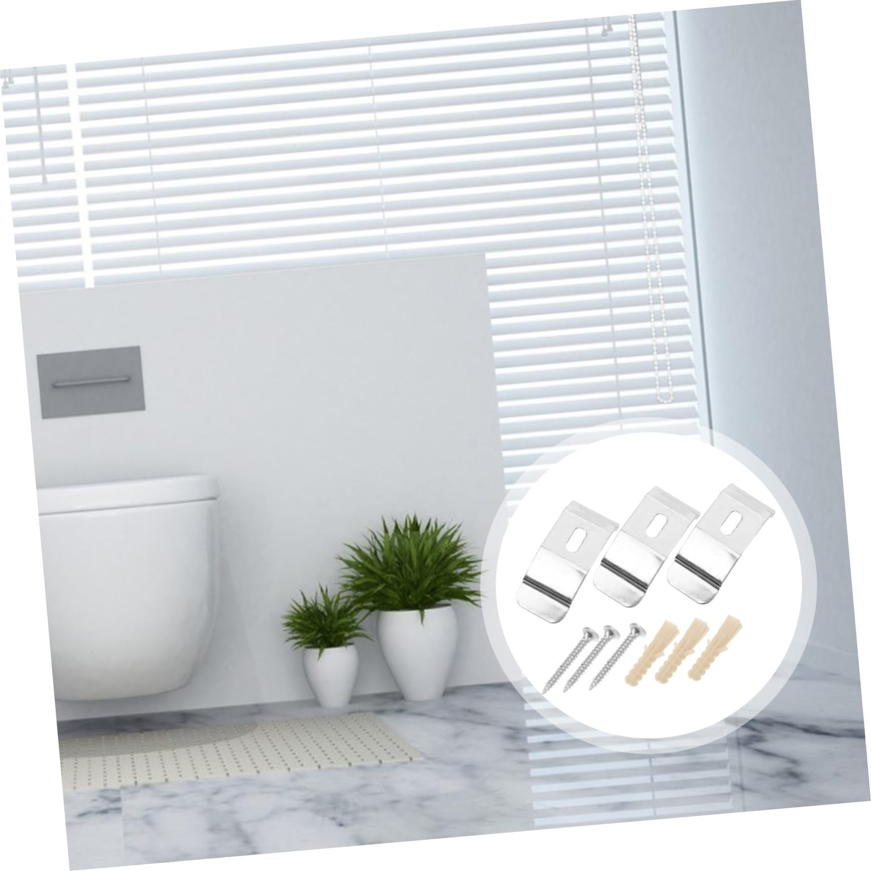 Houten jaloezie - extensiebeugel voor draaibare beugel - 2 stks per product