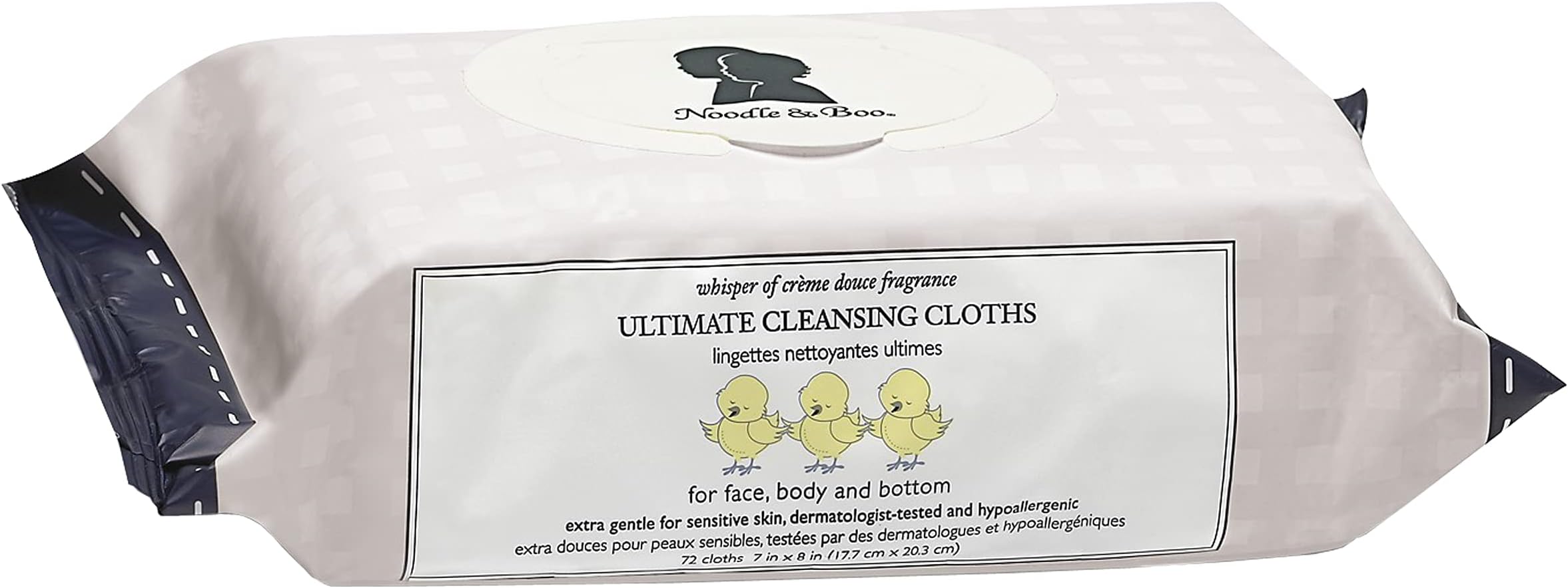 Ultimate Baby Body And Face Cleansing Cloths, Crème Douce 72 Count (Pack Of 1)