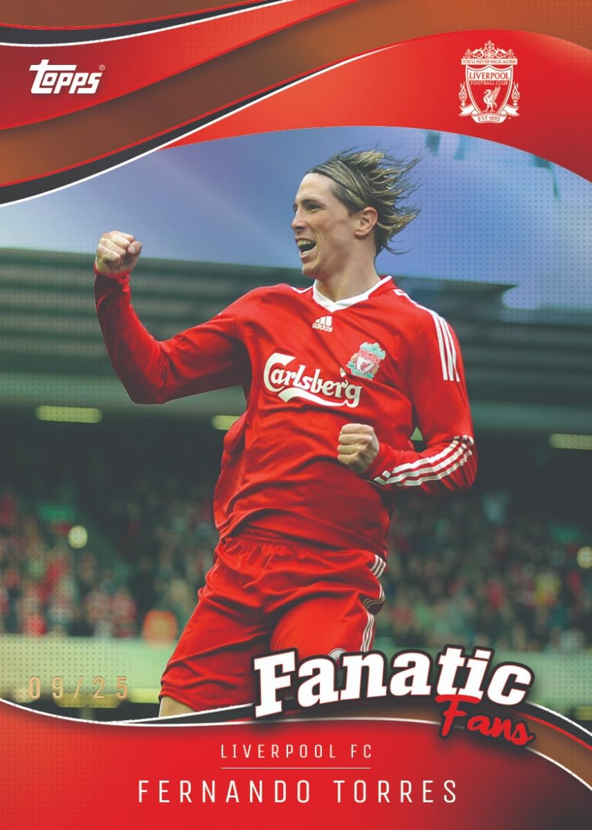 Topps carte collezionabili - Fan Set Liverpool Season 2024/2025. Include 28 carte promozionali scatola - Carte da calcio da collezione.