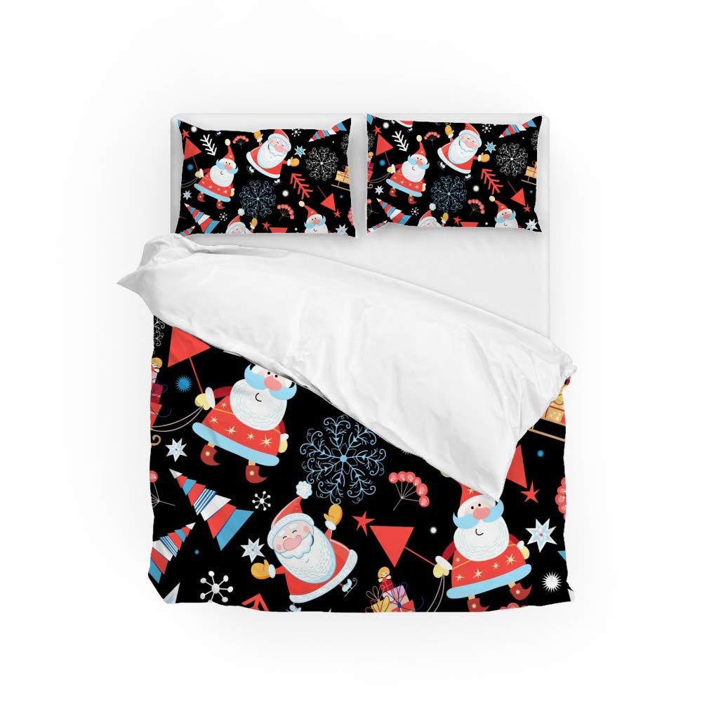 Housse de couette sapins de Noël et taies ultra douces pour des soirées d'hiver cocooning