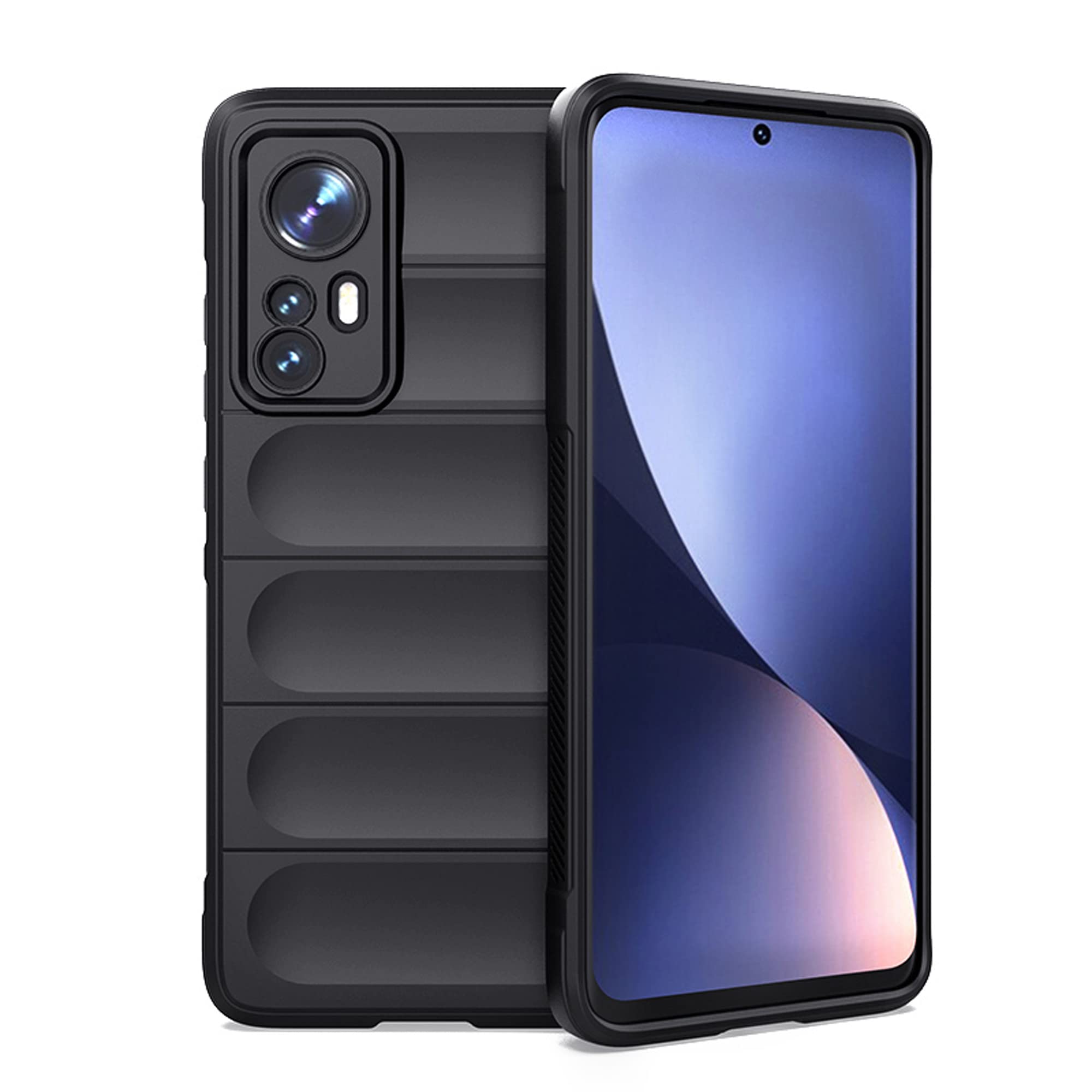 FÜR XIAOMI REDMI 12 4G - CROSS Handy Tasche Hülle Cover Camera Case SCHWARZ