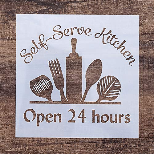 Plantilla decorativa para pintar en paredes, muebles, manualidades, 5.9 pulgadas