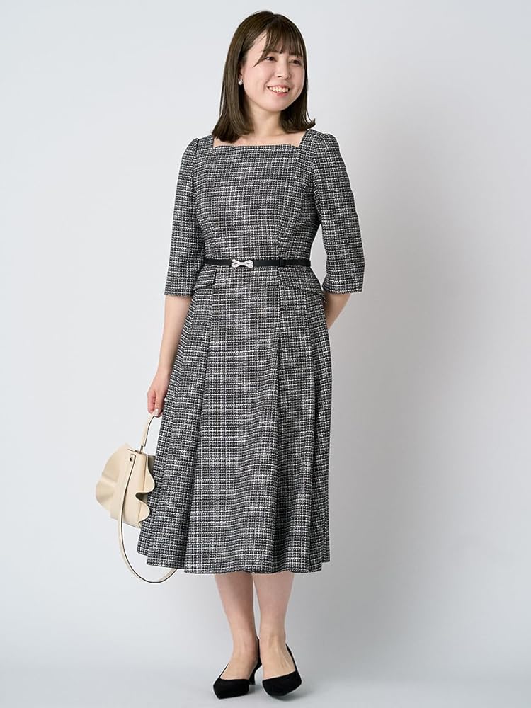 Amazon.co.jp: トリプルクロスワンピース CWFO244100CHECK36