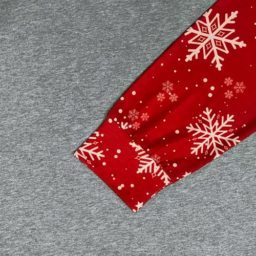 Christmas Shirts for Women:Tree Color Block Long Sleeve Xmas Tops - image 7