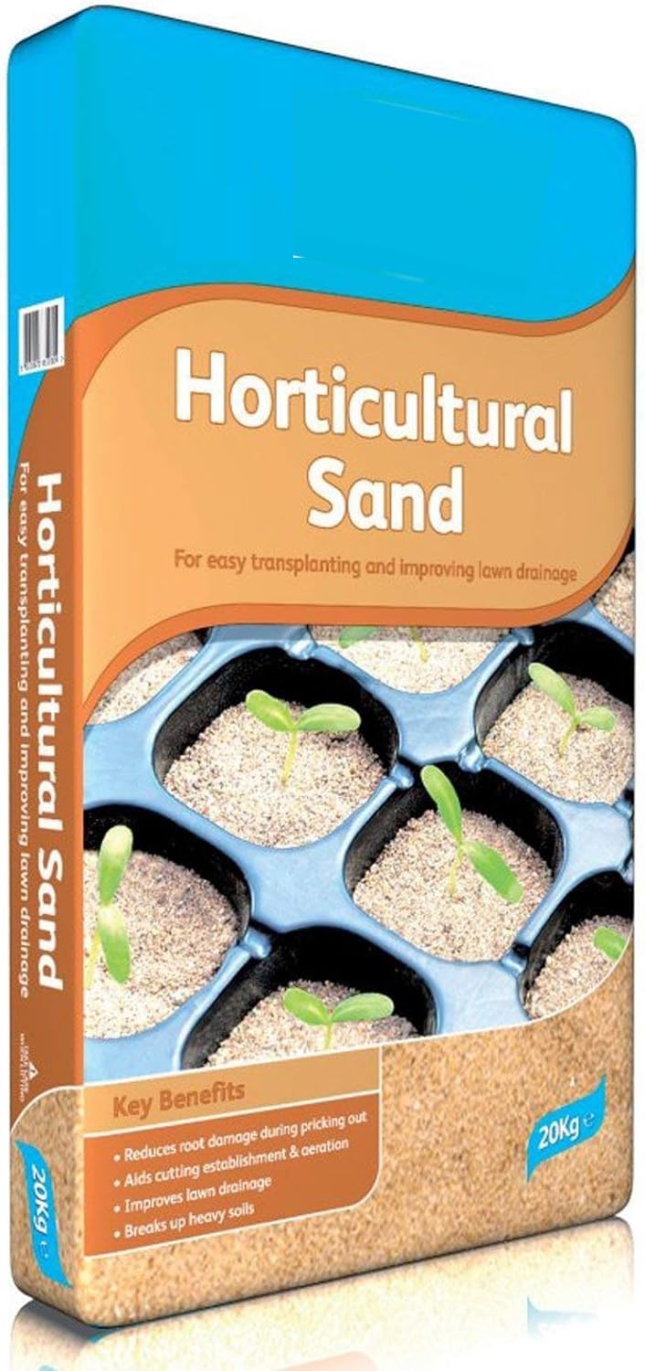 Indigo® Garden Horticultural Sand 20KG - Ideal For Gardening, Lawn Care, And Soil Improvement