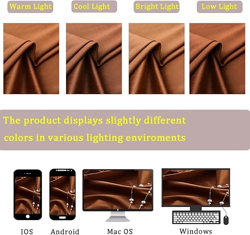 Miniatura 7 de Timeper - Cortinas de terciopelo naranja quemado de 72 pulgadas, 2 paneles, cortinas con bloqueo de luz para dormitorio y sala de estar, cortinas de