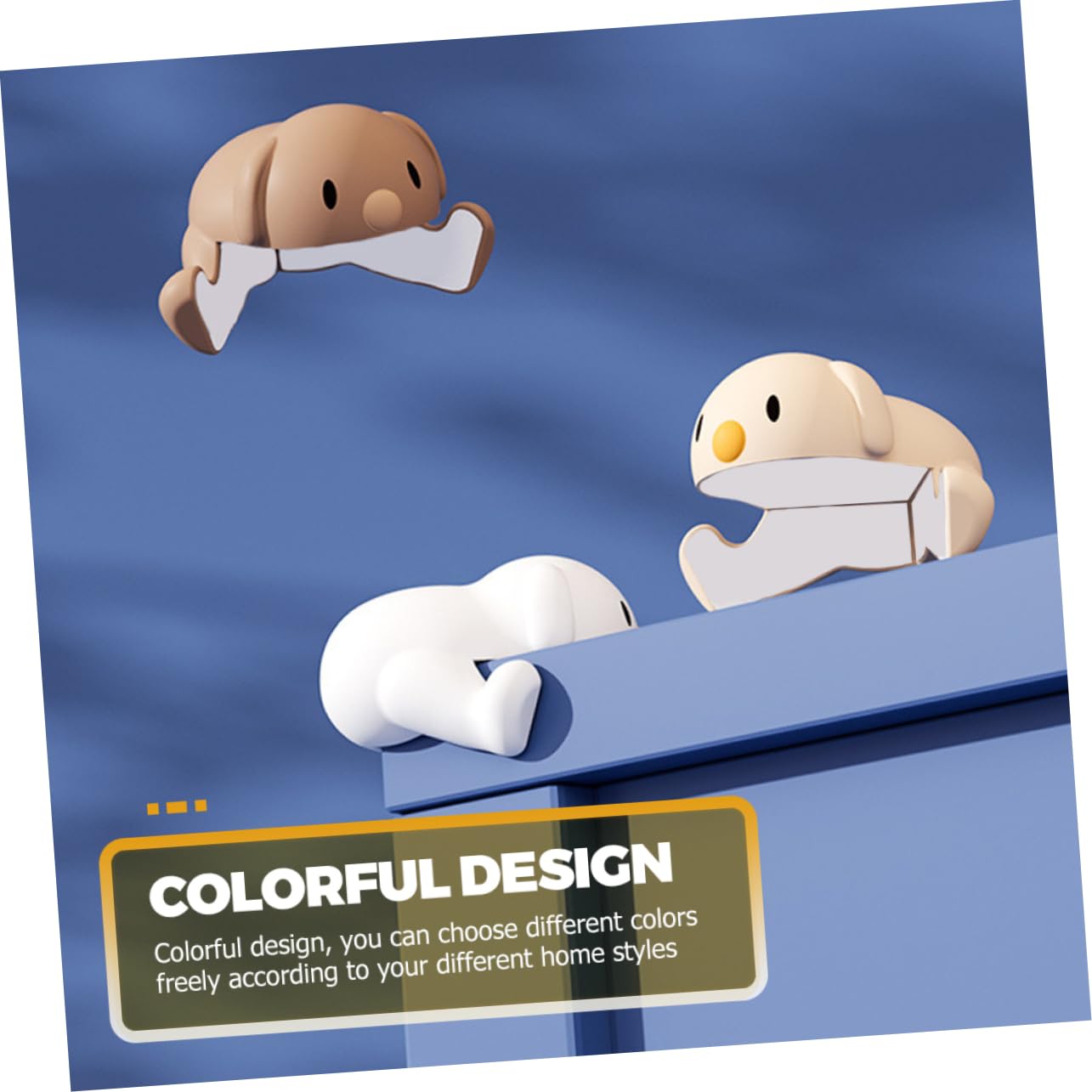 ibasenice 24 Pièces Coin Anti-Collision pour Enfants Coussin d'angle De Sécurité Protecteurs De Meubles Protège-Coins à L'épreuve des Bébés Dessin Animé De Bébé Gel De Silice Bord