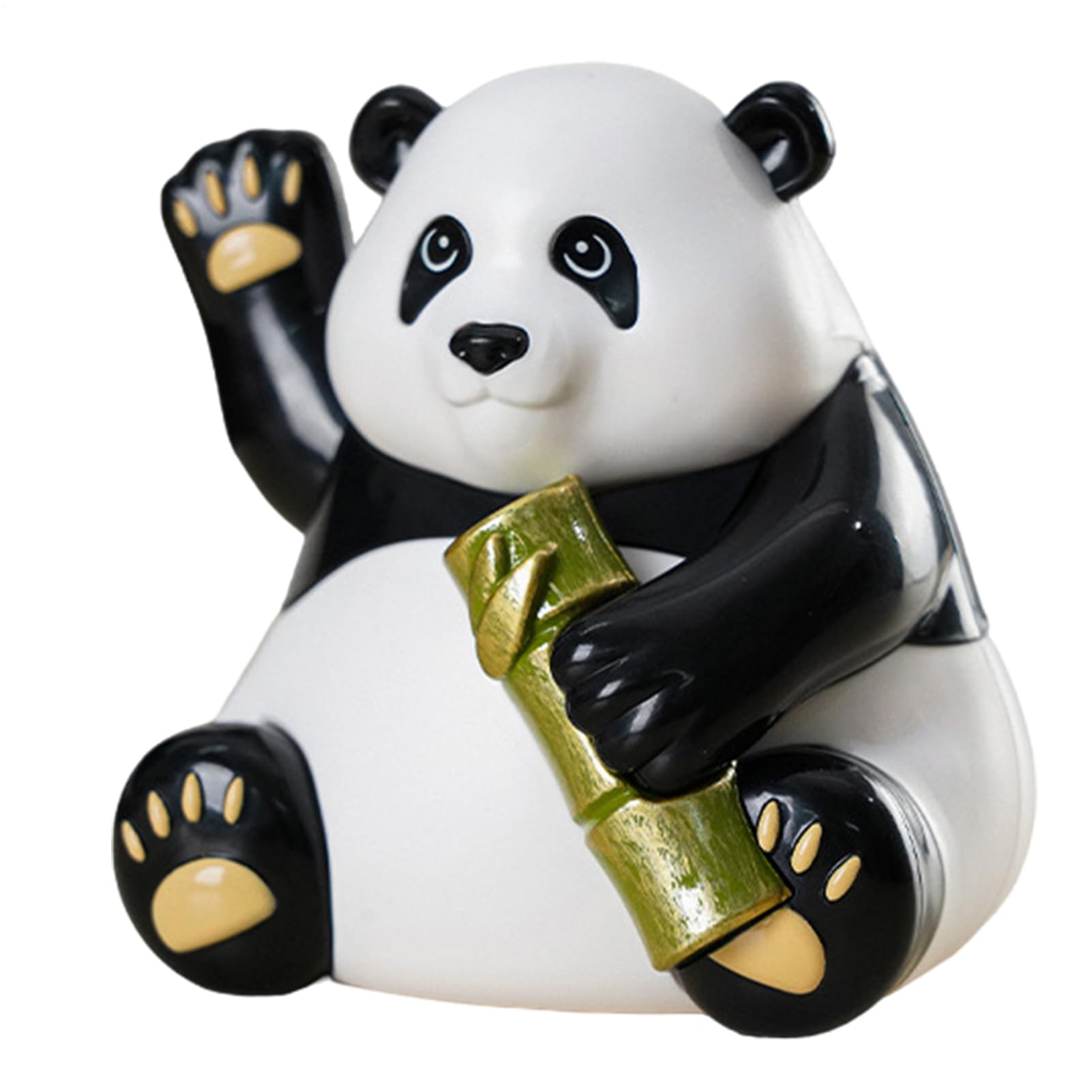 Panda Danza Solare | Creativa Auto Figure - Statue Swing Ufficio, Figurine da Collezione, da Ufficio Panda, Giocattolo Ballerino Bobble per Auto