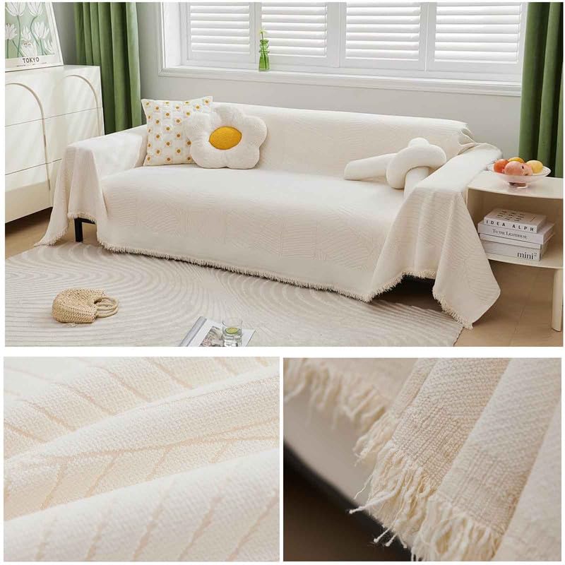 Jeté De Canapé Grande Taille, Multifonction Plaid Canape Grande Taille, Chenille Protege Canape Griffe Chat Chien, Couverture Canapé d'angle L, Housse De Canapé en U XXL