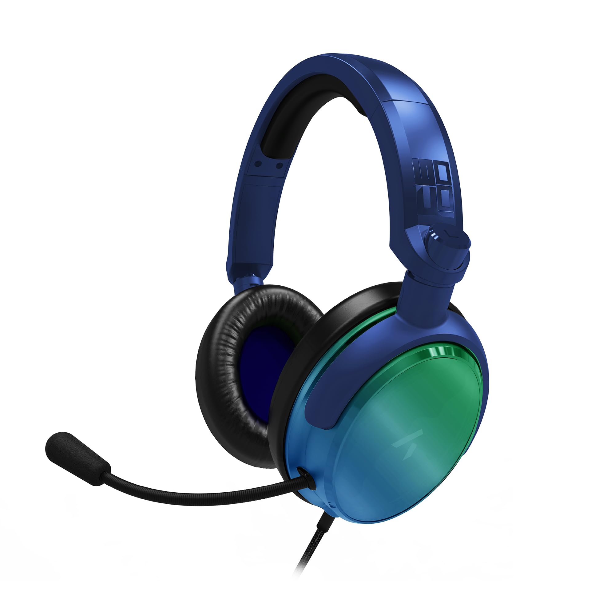 STEALTH C6-100 Gaming Headset STRIKE - Grün & Blau, Multiplattform-kompatibel mit Xbox, PS, Switch, PC, Handy und Tablet