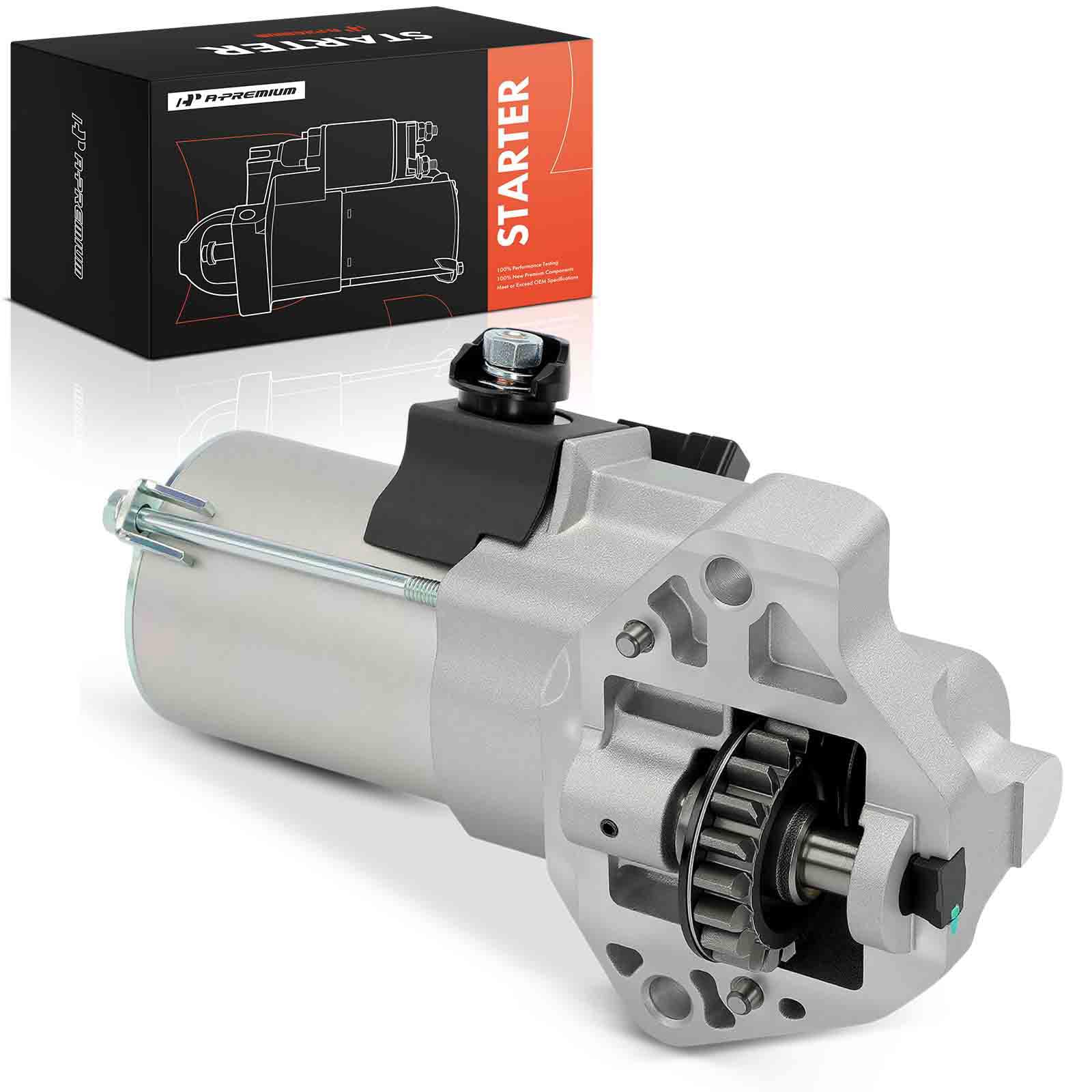 Photo 1 of A-Premium Starter Motor Compatible with Honda Accord 2013-2017, Crosstour 2013-2015 & Acura RLX 2014-2017, 3.5L, 12V 1.8KW 19-Teeth Counterclockwise, Replace# 31200-5G0-A04, 31200-5G0-A02