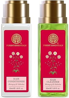 Forest Essentials Hair Cleanser Bhringraj and Shikakai, 50ml & Forest Essentials Hair Conditioner Bhringraj and Shikakai, 50ml-picture-19
