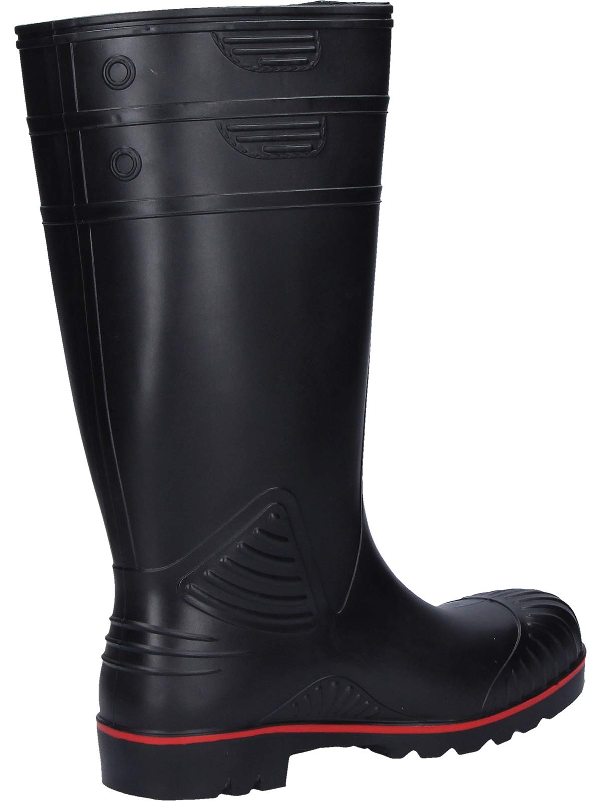 Dunlop B440631 ACIFORT kalosze na kolana, uniseks, dla dorosłych, długie, czarny, 39 EU