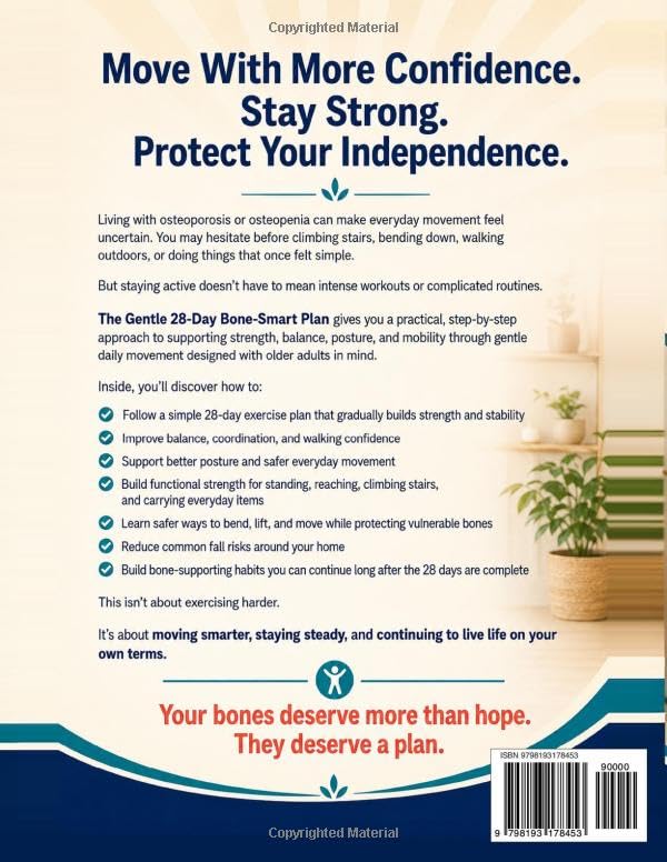 Daily Exercises for Osteoporosis: A 28-Day Bone-Smart Plan for Seniors with Gentle Weight-Bearing, Posture and Stability Workouts to Support Balance, Strength, Safer Steps & Independent Living image 3