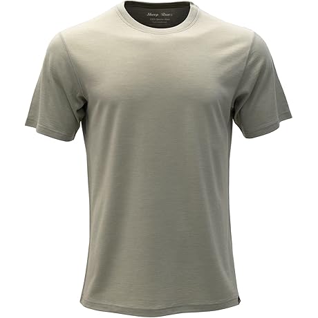 SHEEP RUN, Lightweight Men’s Merino Wool Base Layer T-Shirt