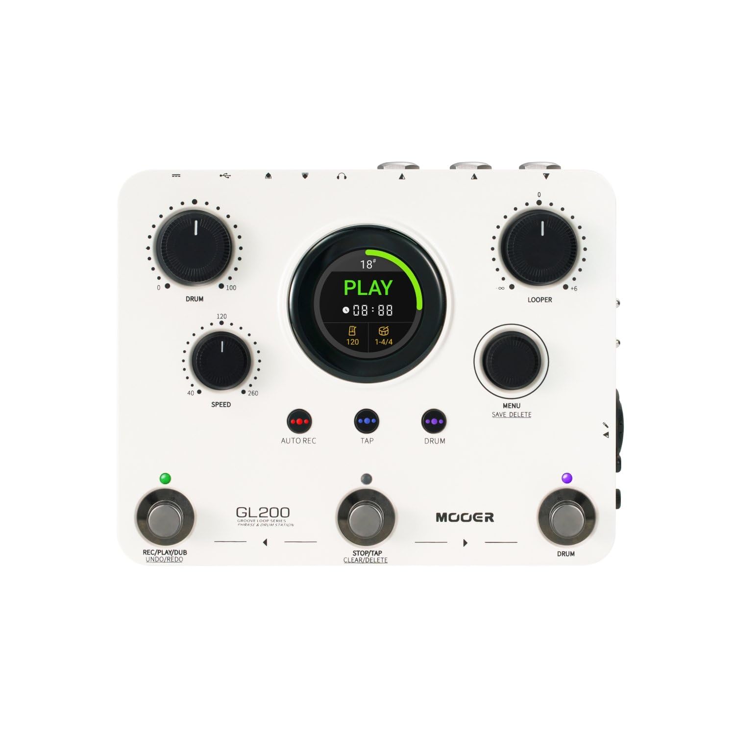 Mooer GL200 Groove Loop Series Phrase and Drum Station