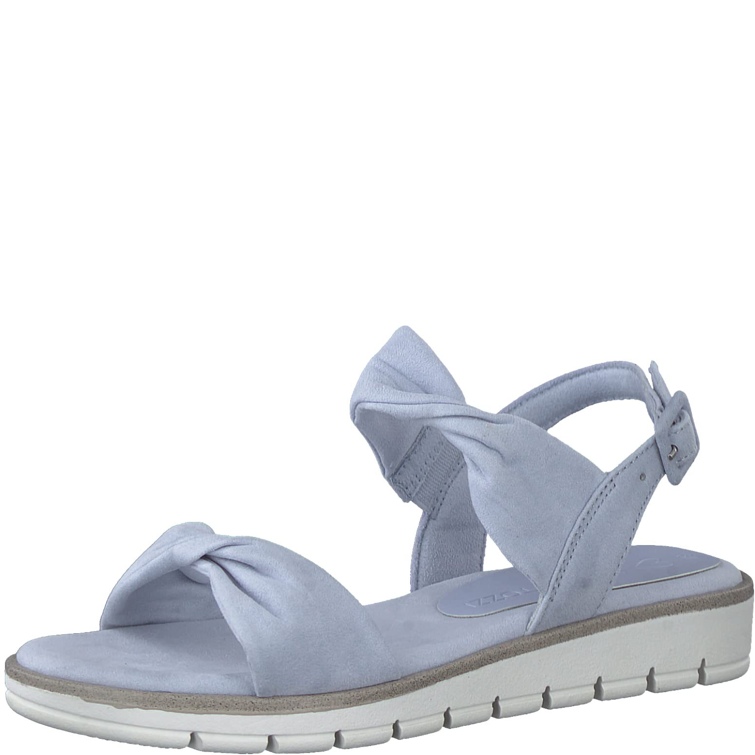 MARCO TOZZI Women' 2-2-28601-20 Sandal, Lt Blue, 7.5 UK