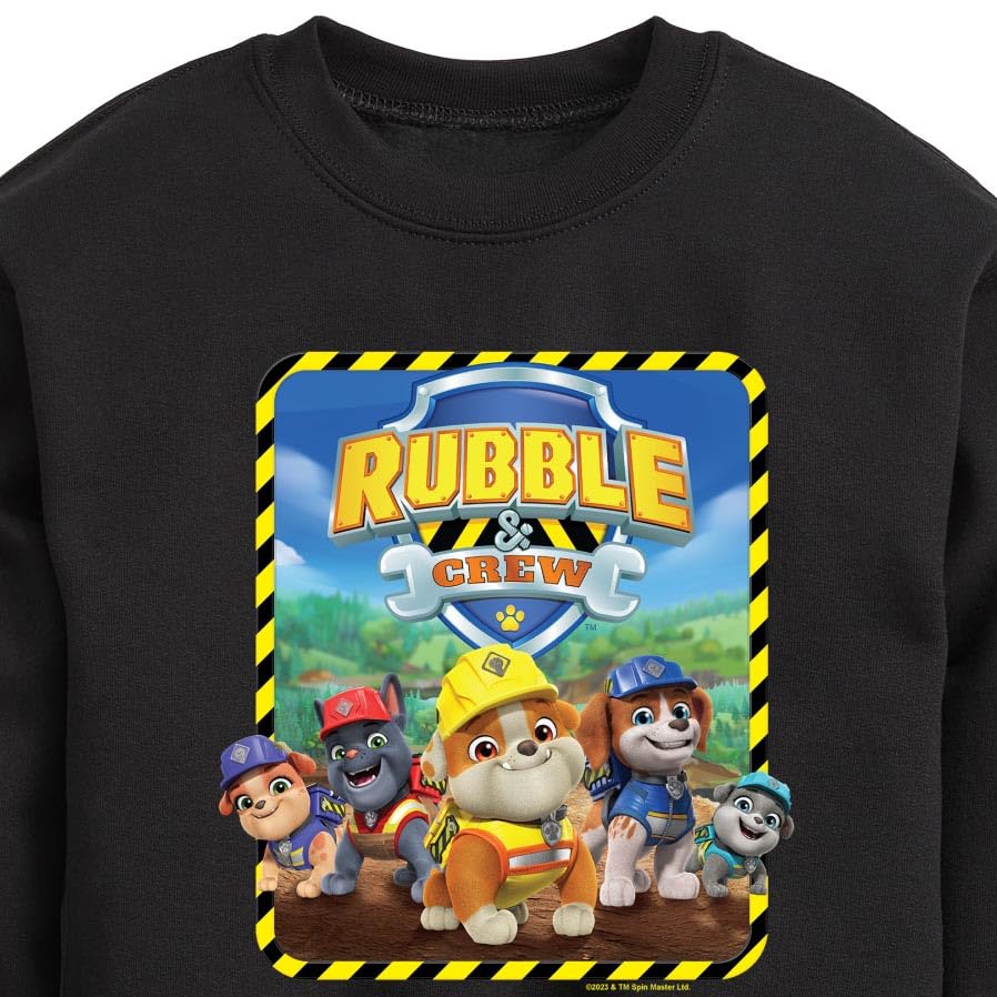 HYBRID APPAREL - Paw Patrol - Rubble & Crew - Toddler & Youth Crewneck Fleece Sweatshirt3