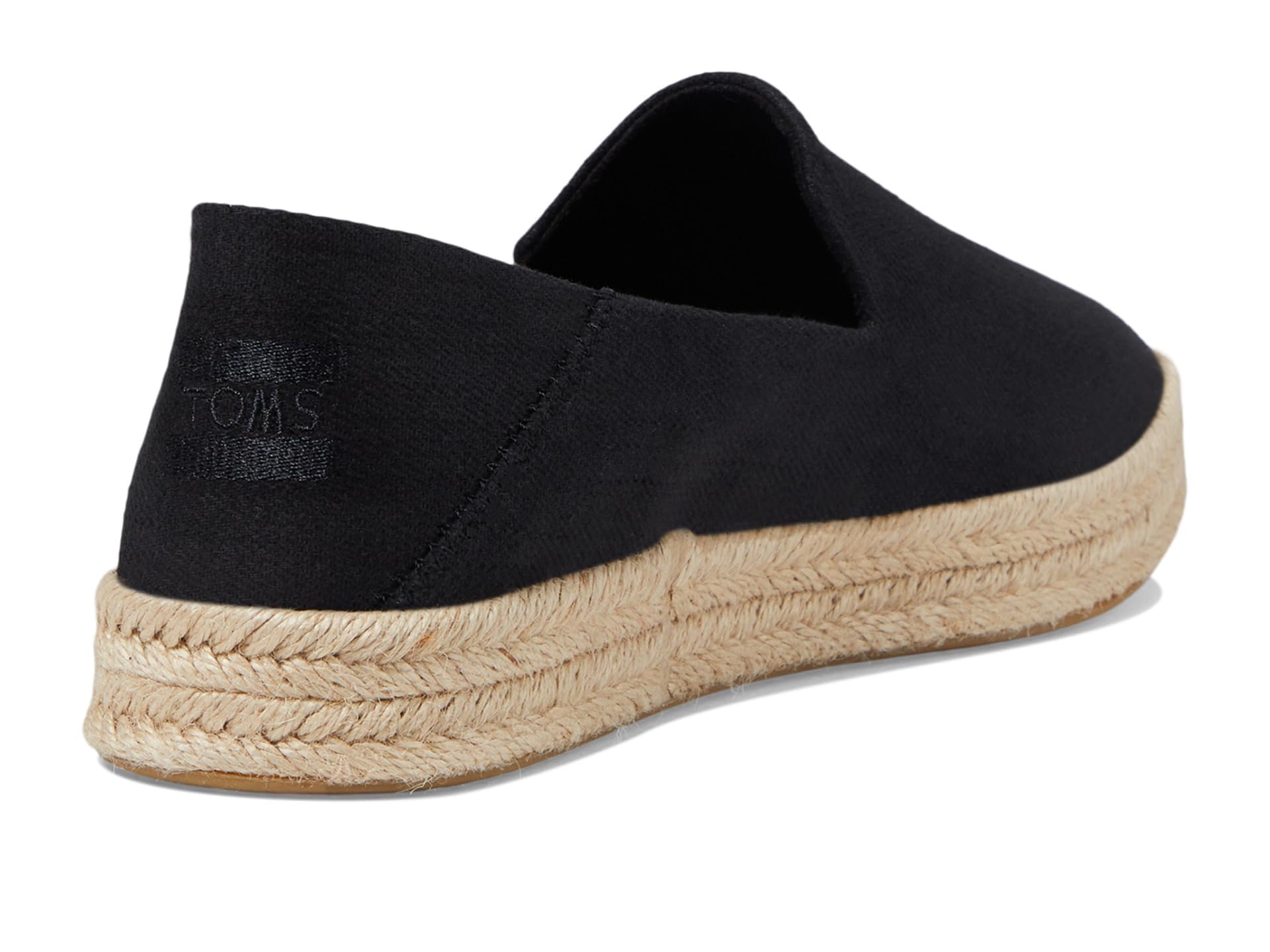 Toms Damen Espadrilles - Carolina 10020990 - Black Heavy Twill, Größe:39 EU