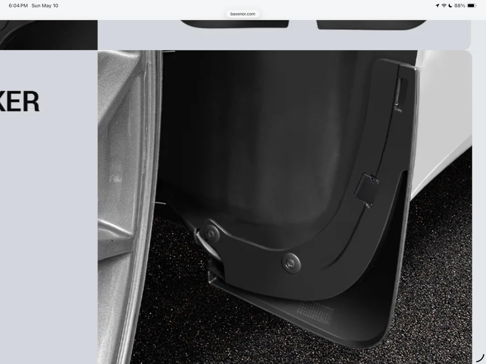 Tesla Model 3 Highland Mud Flaps Splash Guards (2024-2026)
