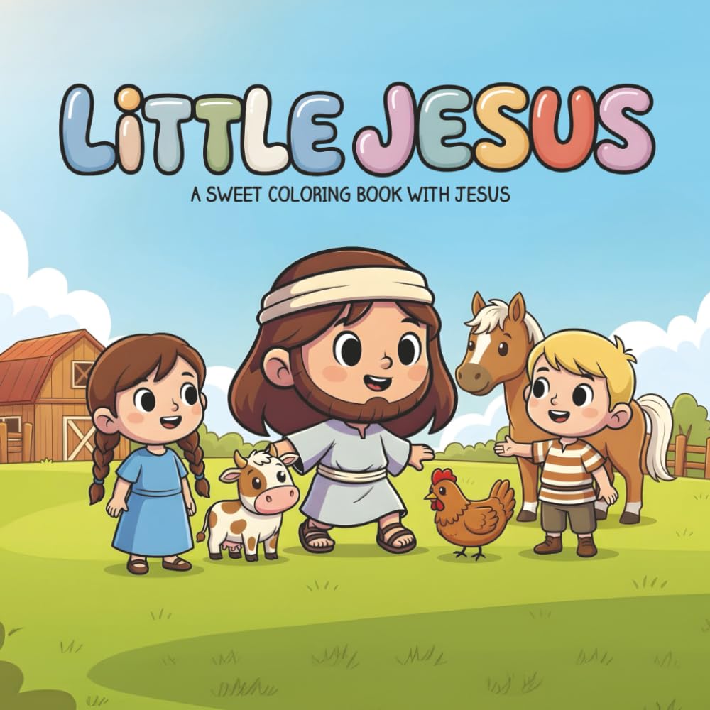 Little Jesus: A Sweet Coloring Book with Jesus