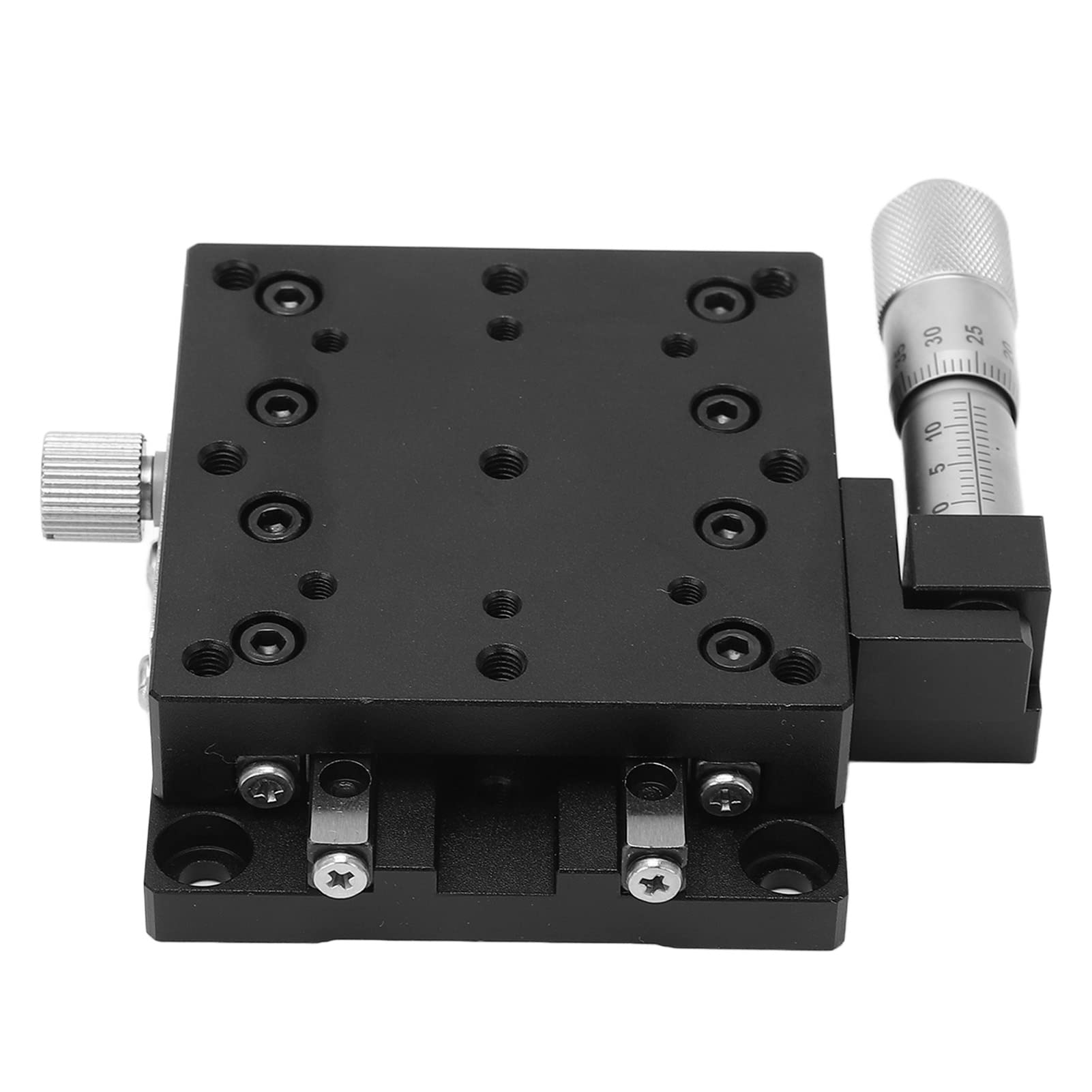 MYXJGNAIY Manual X Axes Linear Stage Sliding Table, Positioning Platform with Cross Roller Guide, Aluminum Alloy Construction for Laboratory Testing and Optical Equipment Align