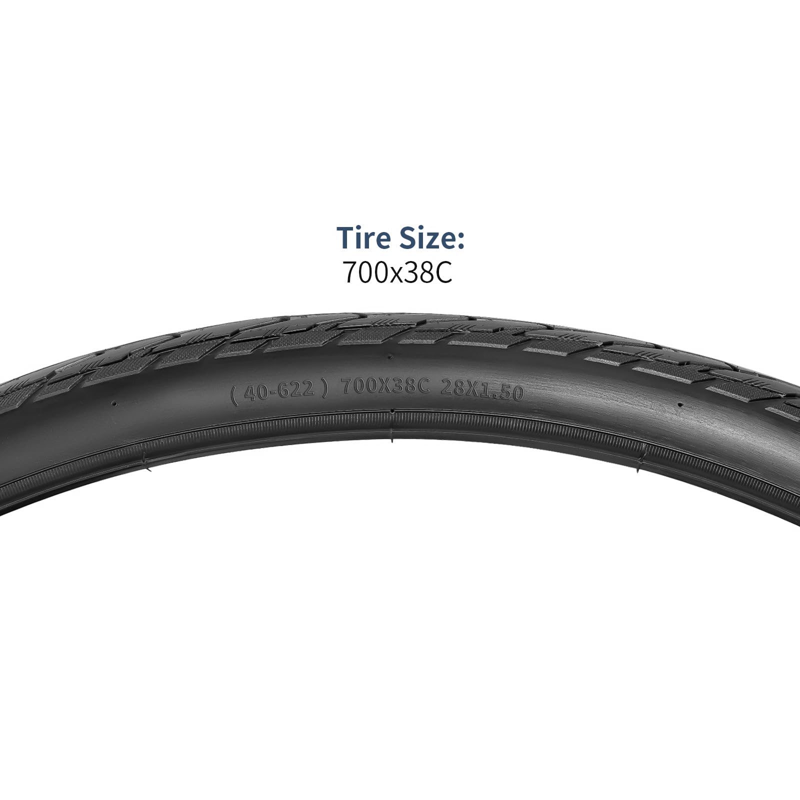 YUNSCM 2-PCS 700C Route bicicletta pneumatici 700x38C 40-622 Compatible with 700x36C 700x37C 700x38C 700x39C 700x40C 28x1.50 bicicletta pneumatici (Y-924)