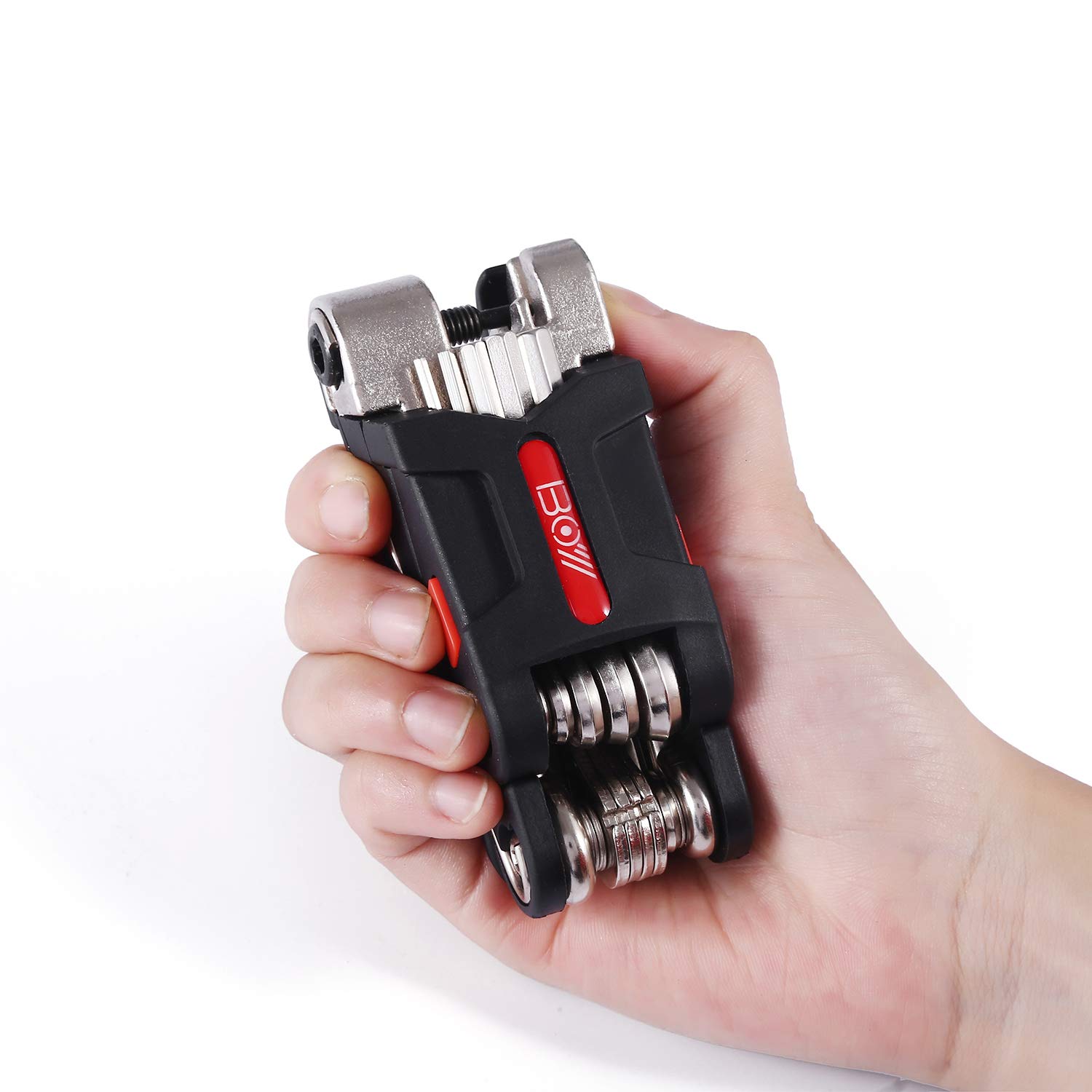 Kit Attrezzi per Bicicletta, Kit Riparazione Bici con10 in 1 attrezzo Multifunzione, Chiave Osso Multifunzionale e Leva del Pneumatico 3 in 1, Custodia Trasporto. 6 Mesi di Garanzia
