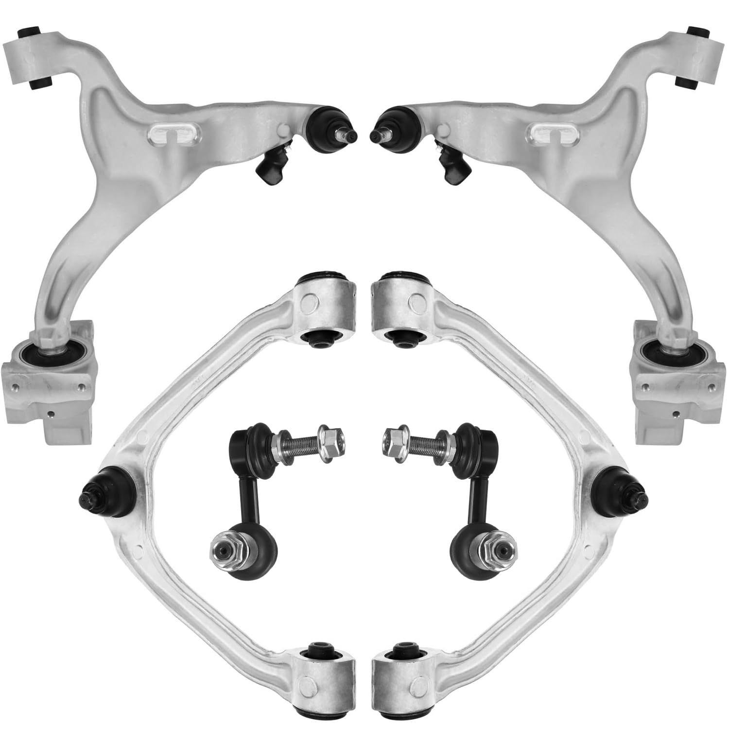 Detroit Axle - 6pc Front End Kit for 2007-2008 INFINITI G35 2009-2013 G37