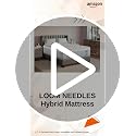 Image of LOOM & NEEDLES 72x72x10 Inches King Size Mattress | Hybrid Latex Pocket Spring Mattress | Zero Gravity Partner Disturbance | 5 Zoned Euro Top 7 Layer Medium Firm Memory Gel Foam Eurotop Mattresses
