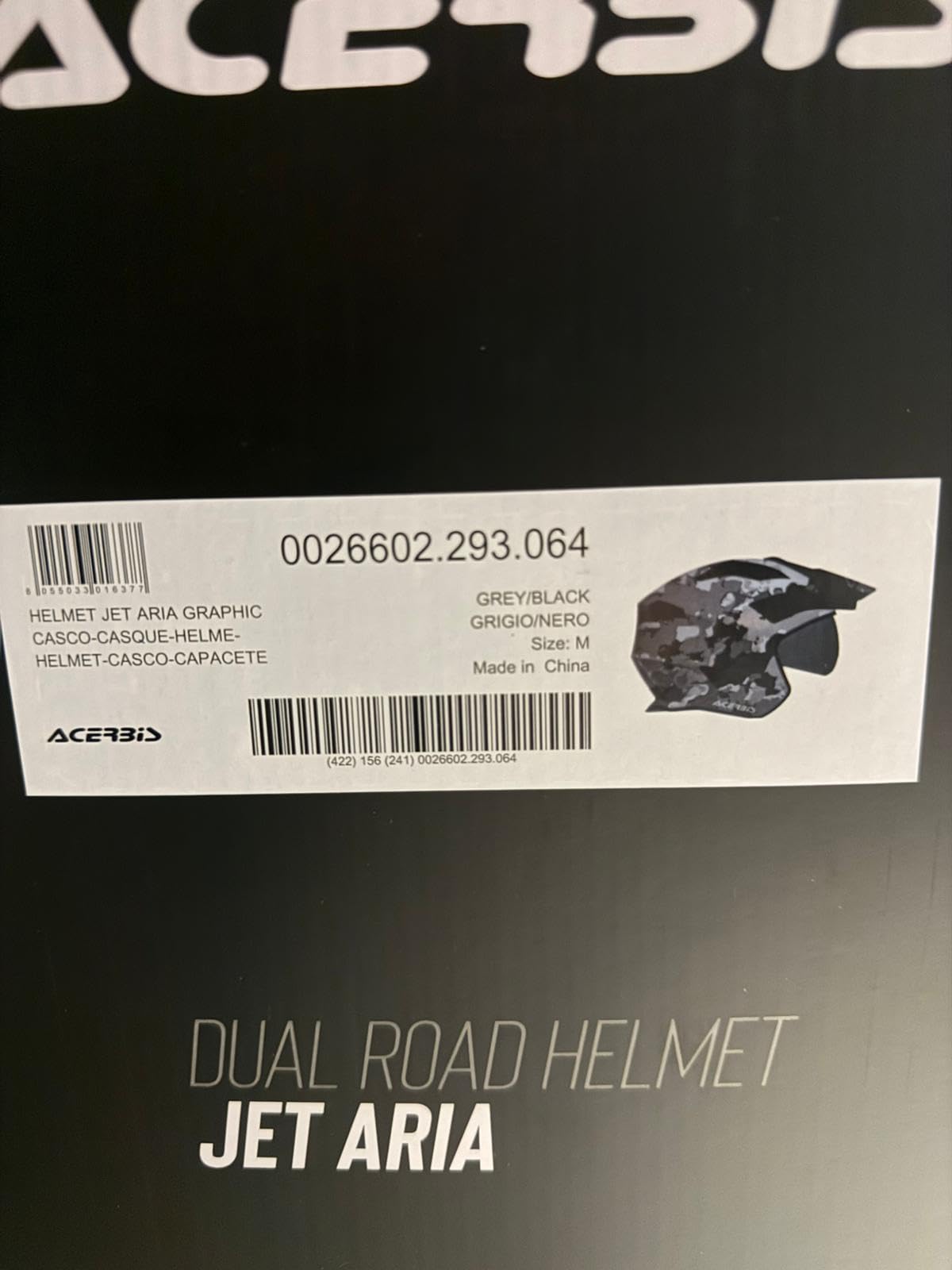 Acerbis Helmet Jet Aria 22.06 Camuflaje Militar Talla L