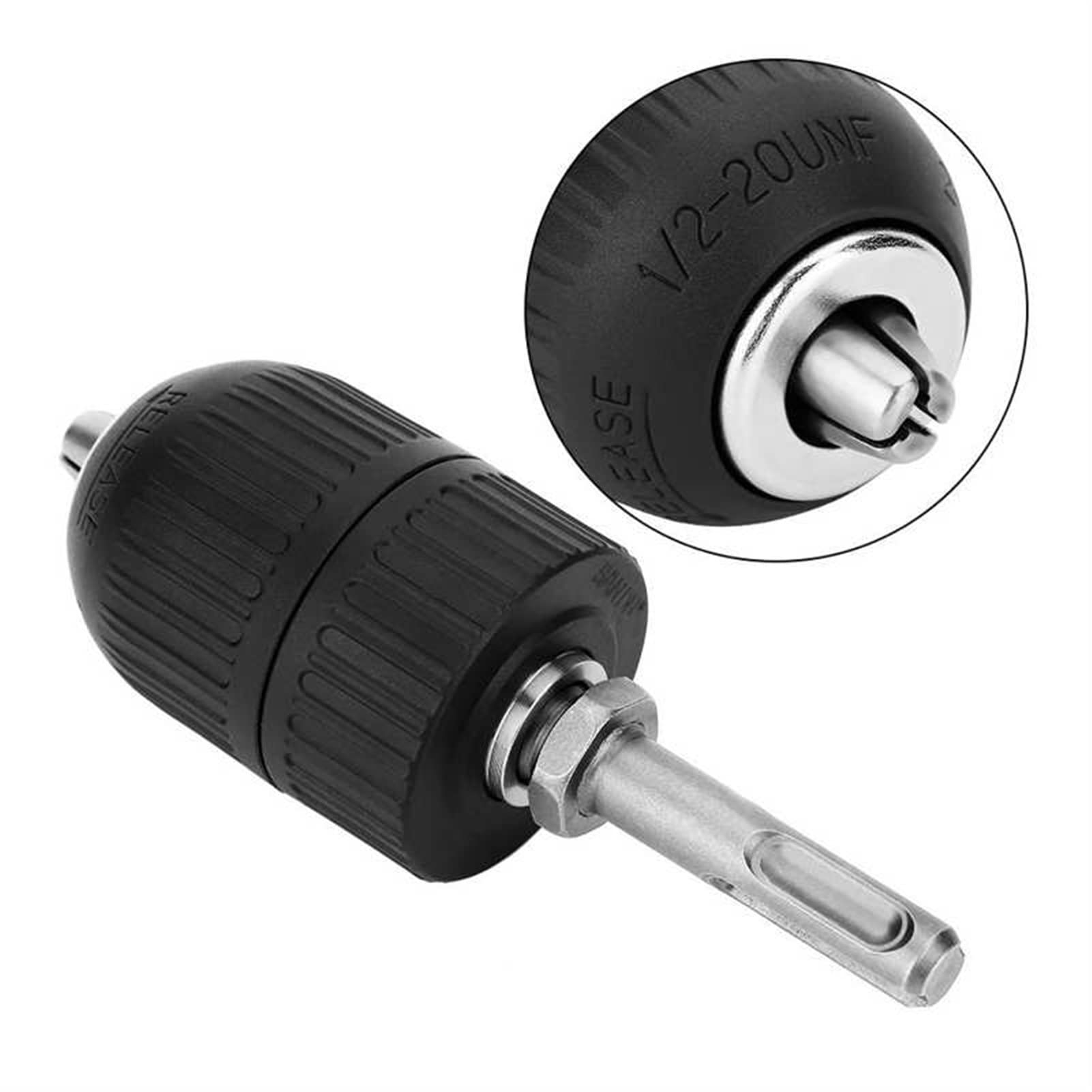 Uchwyt tokarski, 2-13mm Pojemność Plastikowa Tokarka Wiertła Converter z Sds. Akcesoria do elektronarzędzi