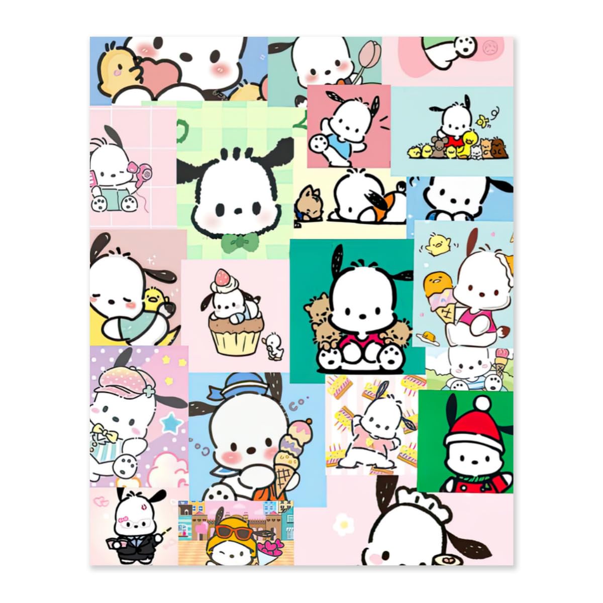 Amazon.co.jp: ポチャッコ 数字キットによる絵画 デジタル油絵
