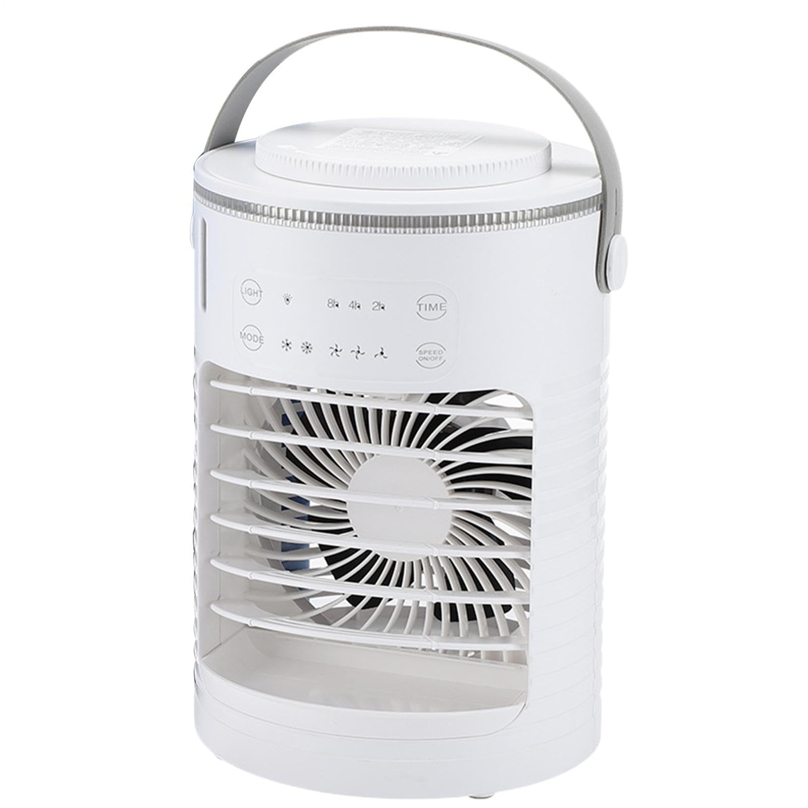 Ventilador con nebulización de agua 3 Velocidades Desmontable Portátil
