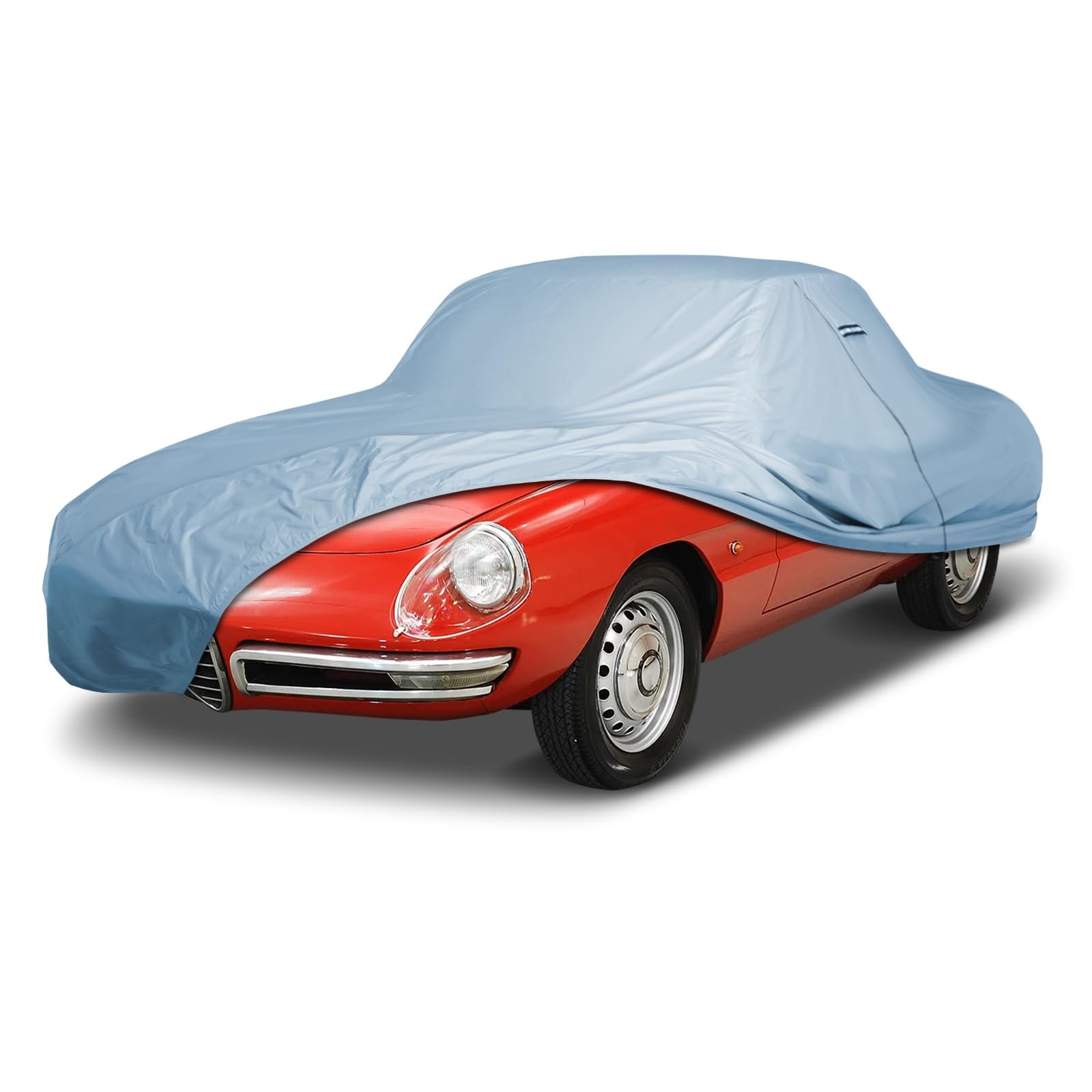iCarCover Premium Car Cover for 1966-1968 Alfa Romeo Duetto 1600 Spider Heavy Duty Waterproof All-Weather Automobiles Custom Fit Indoor Outdoor UV