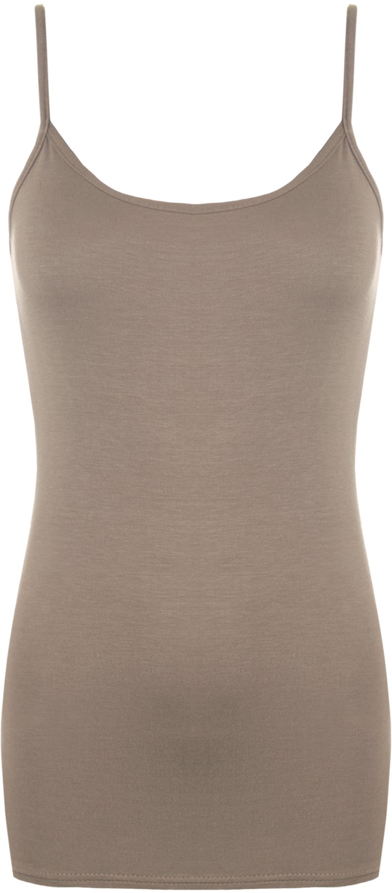 Wearall Women's Mocha Stretch Strappy Vest 12/14