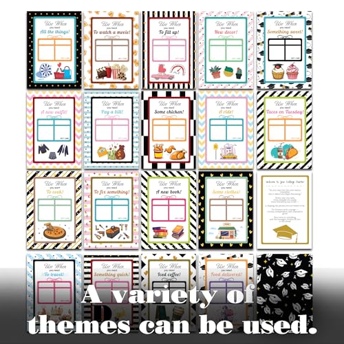 College Survival Gift Card Book 2026, DIY Keepsake Money Holder, College Graduation Gifts, College Survival Album Keeper for Graduation, Use When Cards for Men Women Him Her, Senior Memory Scrapbook by NELXI - Used condition - Image 4