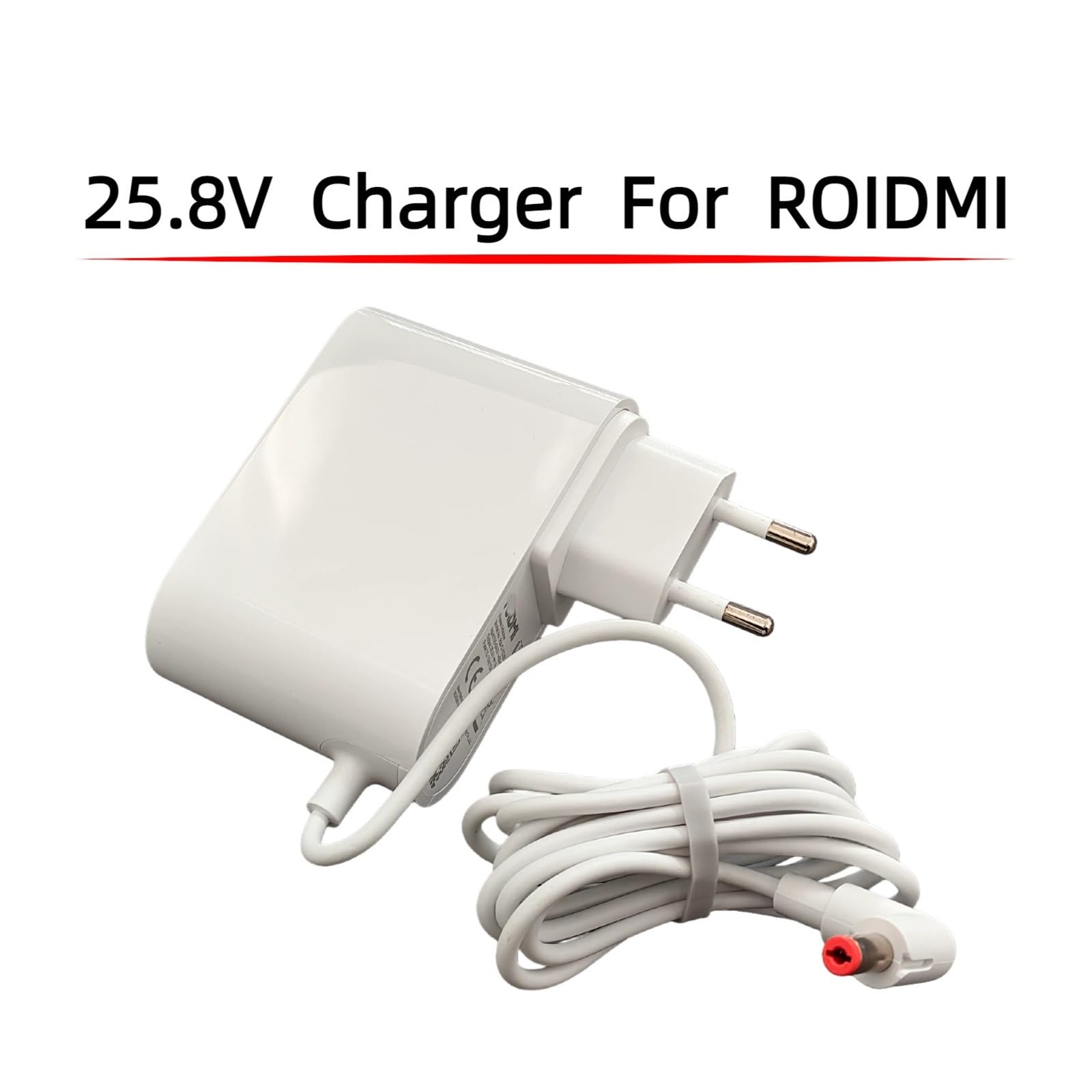 Cargador, Compatible Con ROIDMI, F8E/S1E/F8 Lite/XCQ05RM/XCQ02RM Piezas/Accesorios De Aspiradora De Mano De 25,8 V Cable De Enchufe De La UE