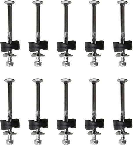 Tornillos para trampolín, accesorios para cama elástica, tornillos para fijar el trampolín, paquete de 10, adecuados para trampolines grandes y