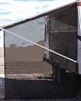 Tentproinc Tela de Proteção Solar Lateral para Toldo Rv 9'X7' - Kits Completos de Proteção Contra O Sol com Tela de Malha Preta Toldo para Trailer de Acampamento Protetor Solar Uv -
