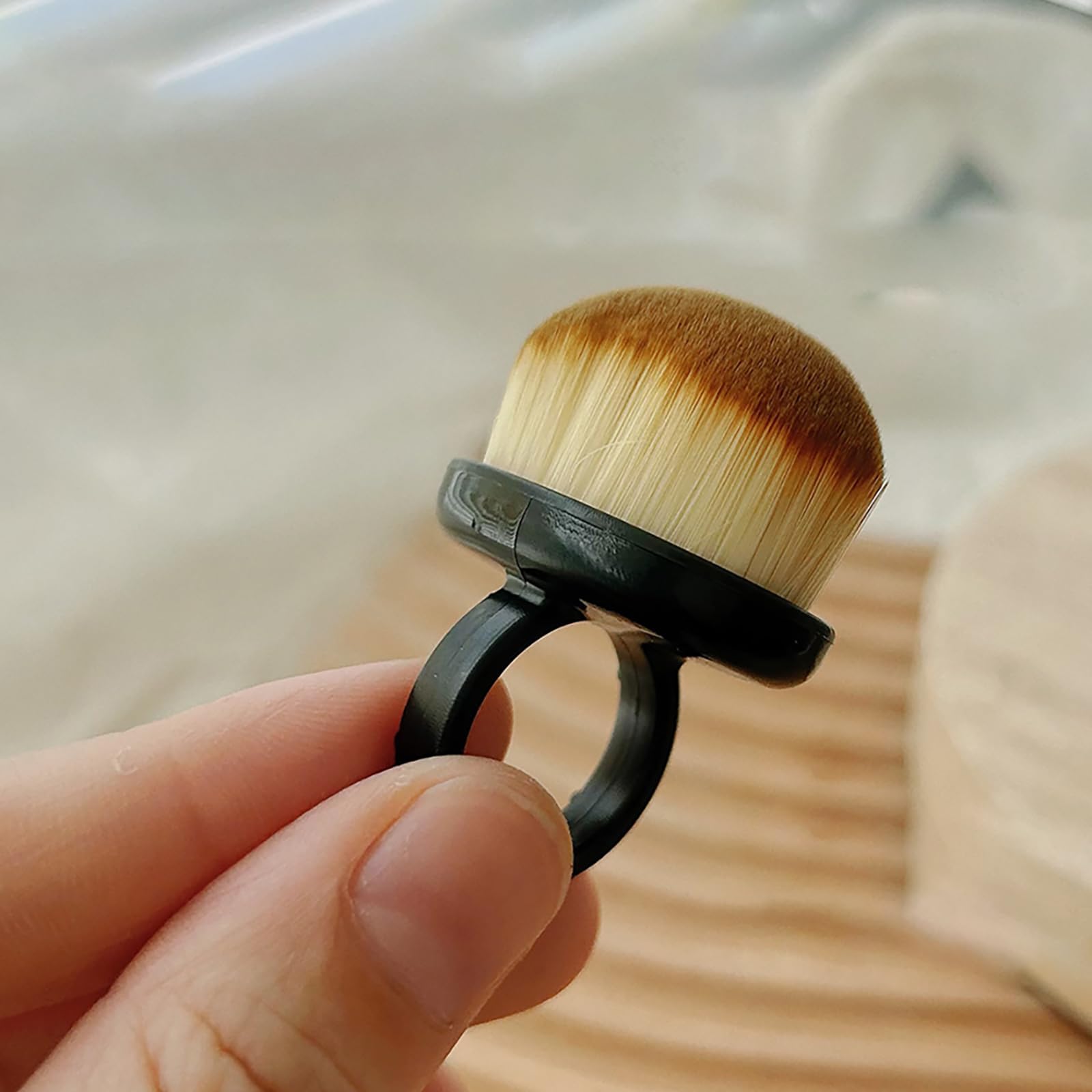 Lot de 5 pinceaux à poussière pour ongles - Pour retirer la poussière - Pinceau de manucure