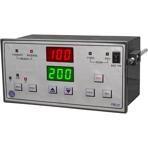 Fan Winding Machine Controller for 3 wire Motor (Spandel Motor O/P-upto 1HP Single Phase 220V AC,) with Sensor FWC-01, GLOBAL