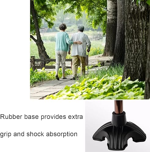 Miniatura 4 de Protector de bastón de goma duradera, almohadilla de repuesto antideslizante para bastones