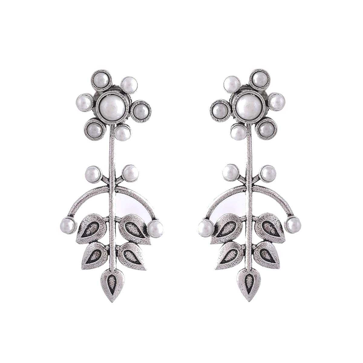 Voylla Fresh Fern Magnolia Drop Earring (B0CBBJMT93) Amazon Price History, Amazon Price Tracker