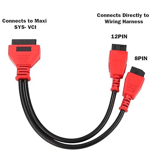 Miniatura 2 de Adaptador de cable para Chrysler 12+8 Conector de cable de programación para Autel DS808 Maxisys Cable de prueba principal para Autel DS808 Maxisys