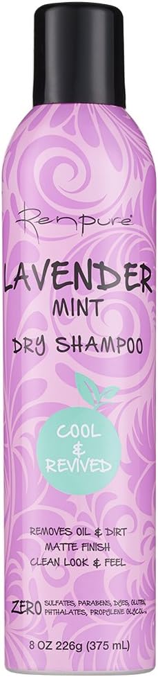 Renpure Lavender Mint Dry Shampoo, 8 Ounces