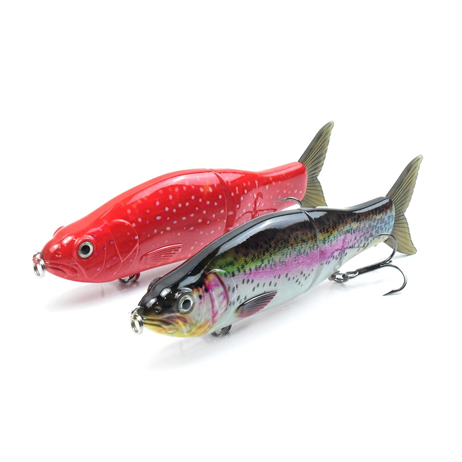 caihuashopping Señuelos de Pesca Señuelos de Pesca Flotante Deslizante Shank wobblers Duro Cebo Artificial Bajo Pike Pesca Juntas de la Pesca Switebait Tackle 2pcs Cebos Artificiales (Color : 3)